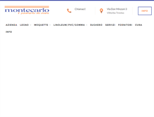 Tablet Screenshot of montecarlo-pavimenti.com
